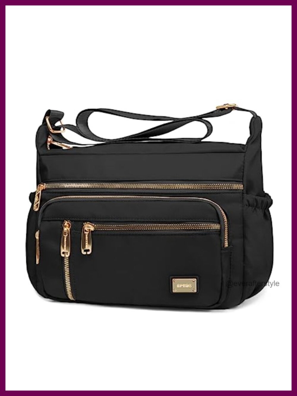 NPBAG Women's Crossbody Shoulder Bag Waterproof Multi-Pocket Messenger Purse